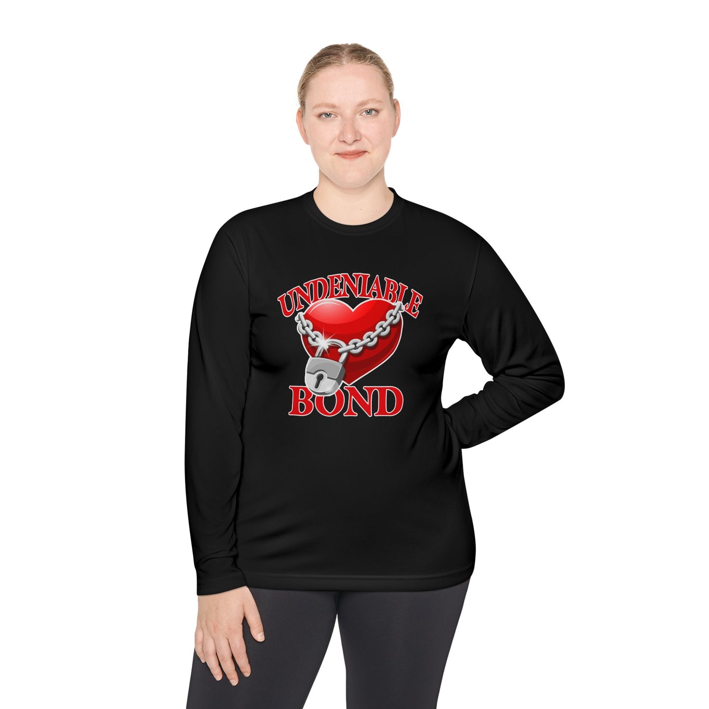 Undeniable Bond Unisex Lightweight Long Sleeve Tee - Undeniable Bond Design | Perfect for Love and Friendship Occasions