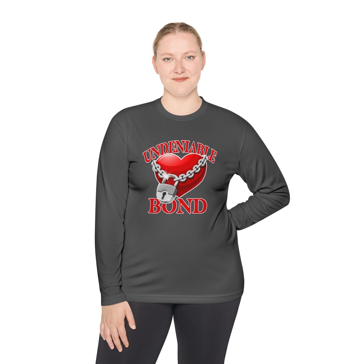 Undeniable Bond Unisex Lightweight Long Sleeve Tee - Undeniable Bond Design | Perfect for Love and Friendship Occasions