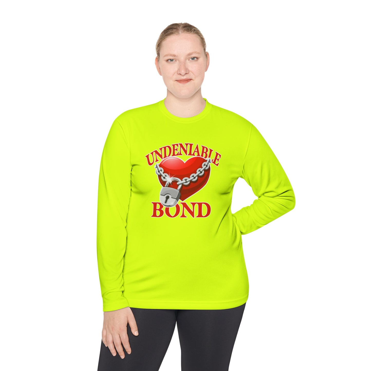 Undeniable Bond Unisex Lightweight Long Sleeve Tee - Undeniable Bond Design | Perfect for Love and Friendship Occasions