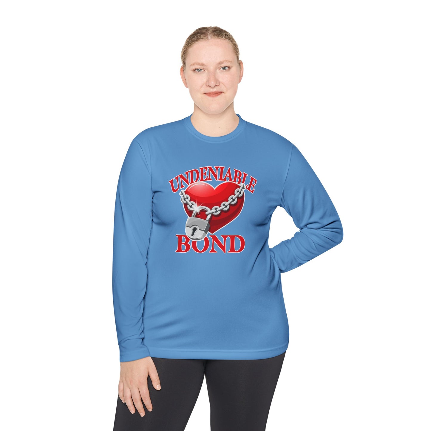 Undeniable Bond Unisex Lightweight Long Sleeve Tee - Undeniable Bond Design | Perfect for Love and Friendship Occasions