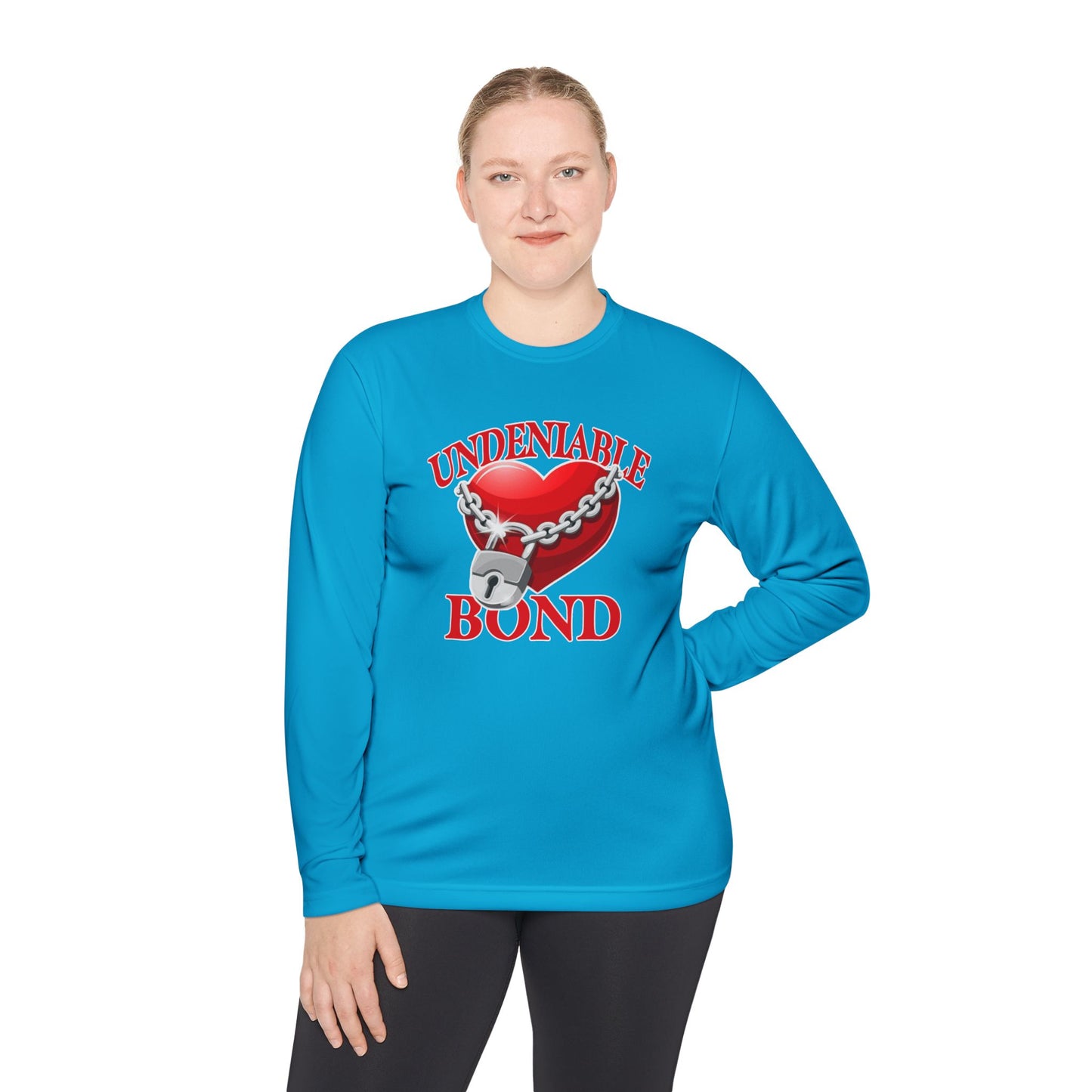 Undeniable Bond Unisex Lightweight Long Sleeve Tee - Undeniable Bond Design | Perfect for Love and Friendship Occasions