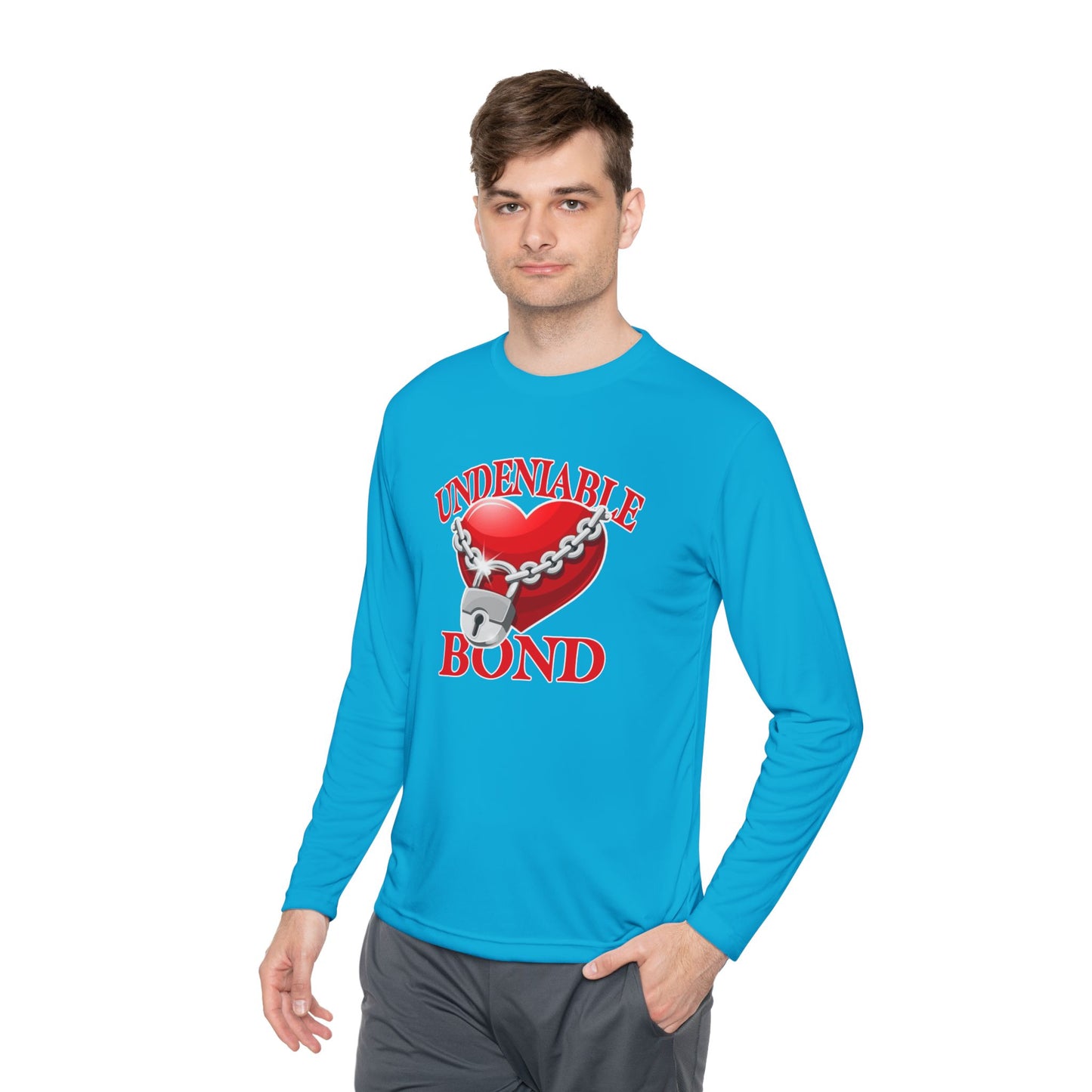 Undeniable Bond Unisex Lightweight Long Sleeve Tee - Undeniable Bond Design | Perfect for Love and Friendship Occasions