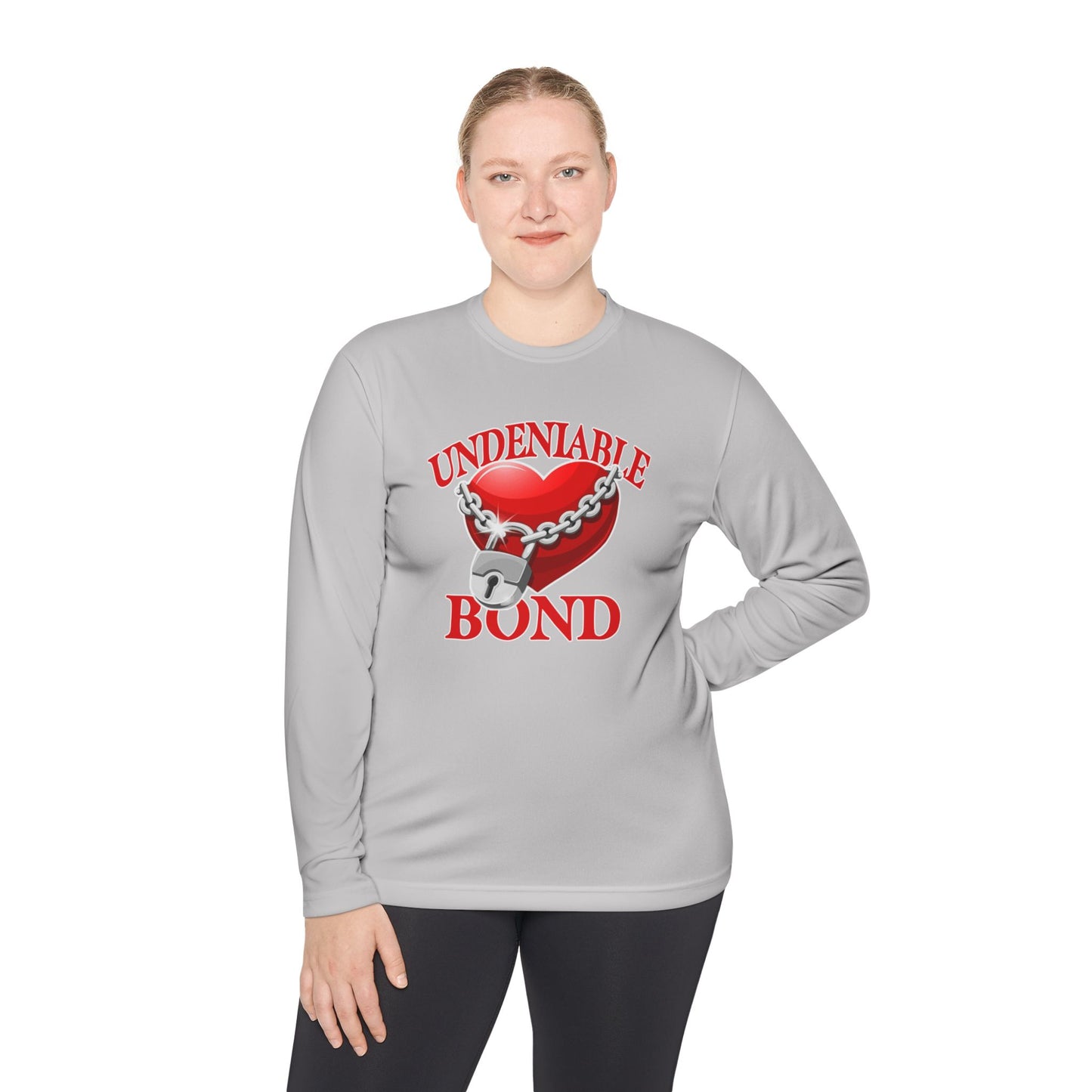 Undeniable Bond Unisex Lightweight Long Sleeve Tee - Undeniable Bond Design | Perfect for Love and Friendship Occasions