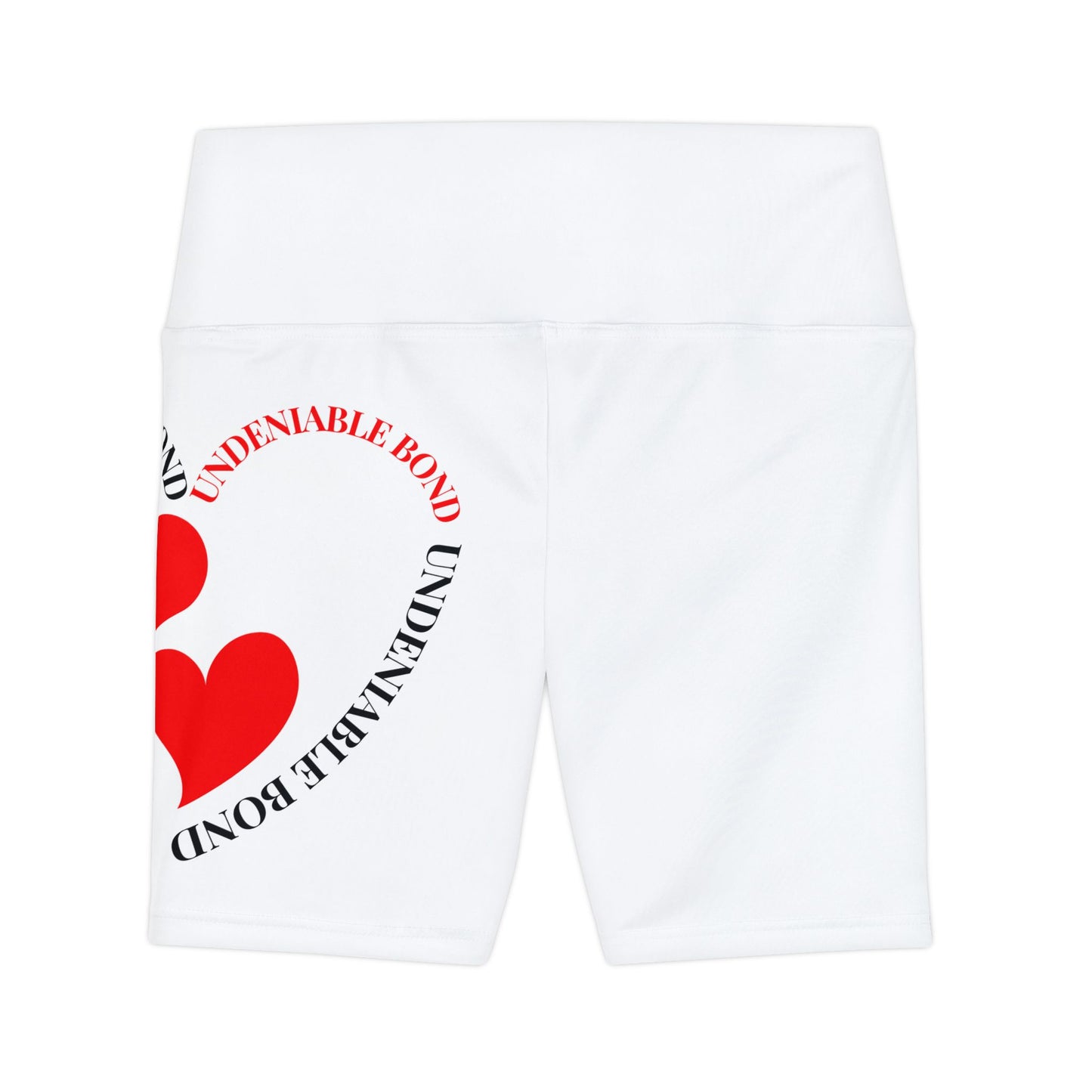 Undeniable Bond-Heart Design Women's Workout Shorts - Undeniable Bond