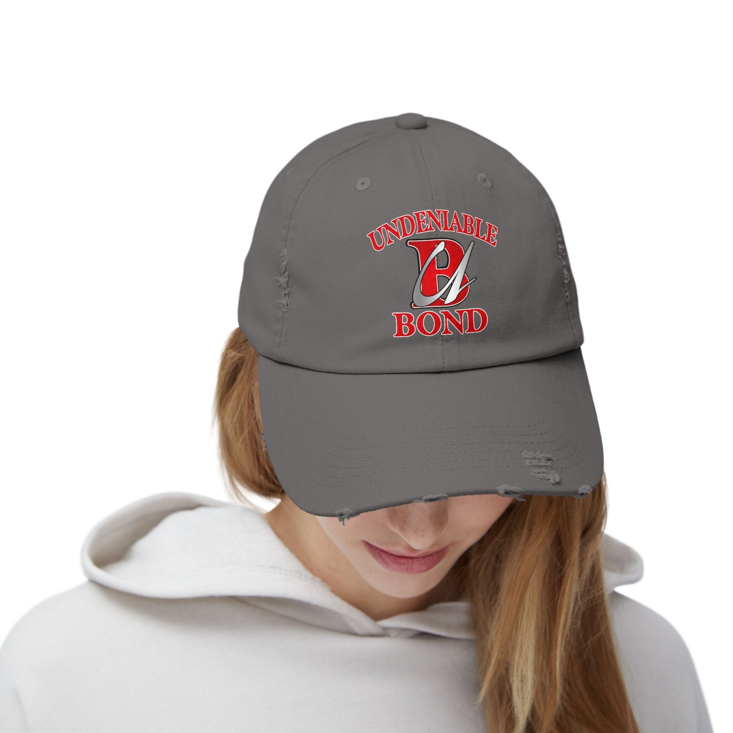 Unisex Distressed Heart Undeniable Bond Cap