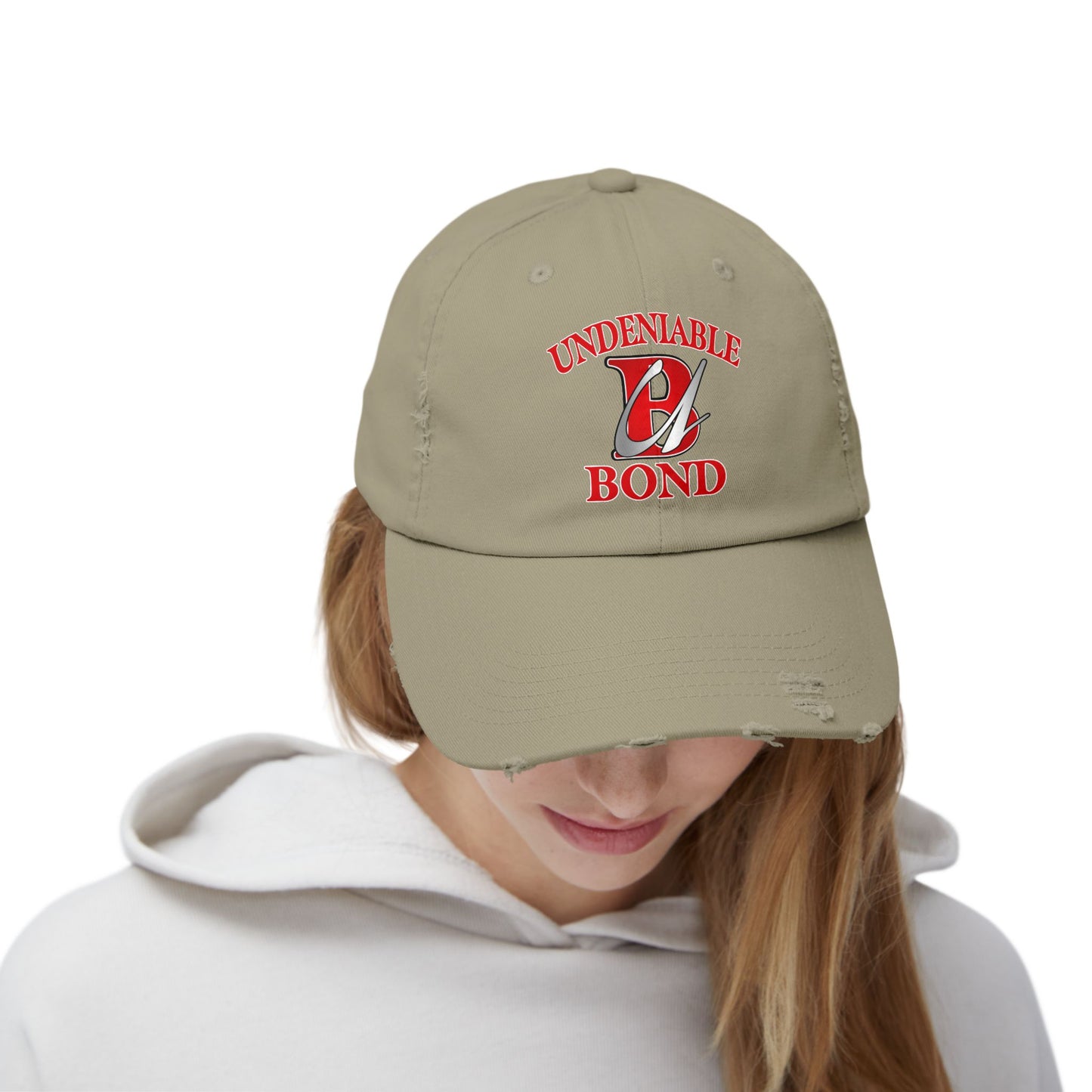 Unisex Distressed Heart Undeniable Bond Cap