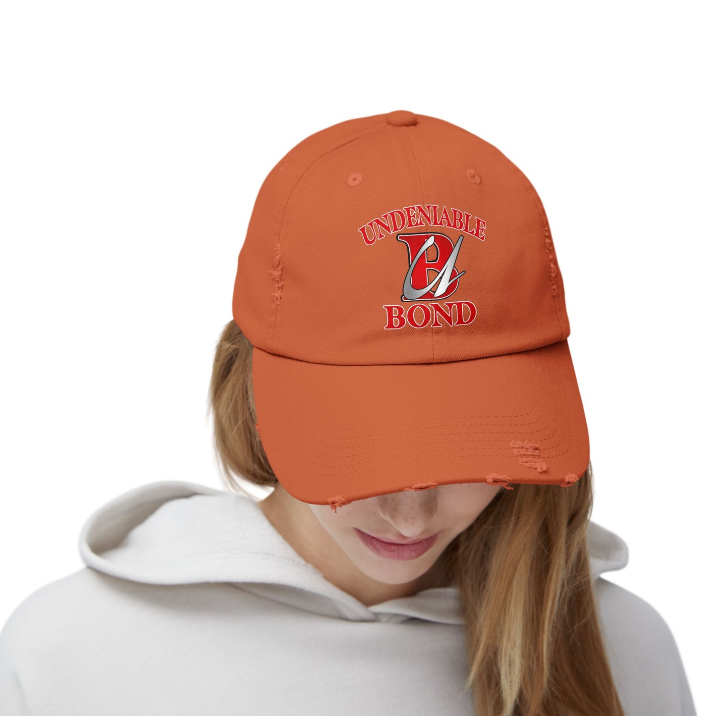 Unisex Distressed Heart Undeniable Bond Cap